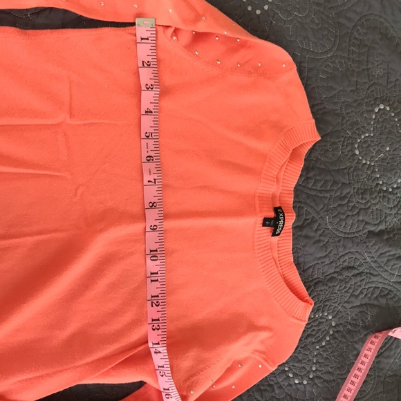 Pink Coral sparkle studded sleeves - Picture 4 of 8